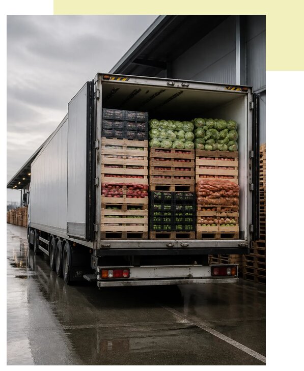 Перевозка плодоовощной продукции в Череповец по цене от 5111 р. | Агросервис-Чрп