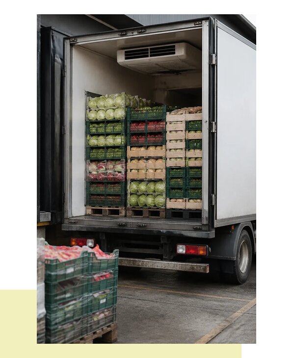 Перевозка плодоовощной продукции оптом напрямую в Череповец