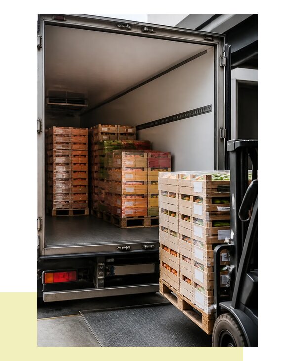 Перевозка сельхозпродукции на паллетах с доставкой в Череповец